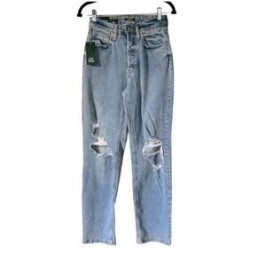 NWT Wild Fable Super HI Rise Straight Cut Jeans Size 2